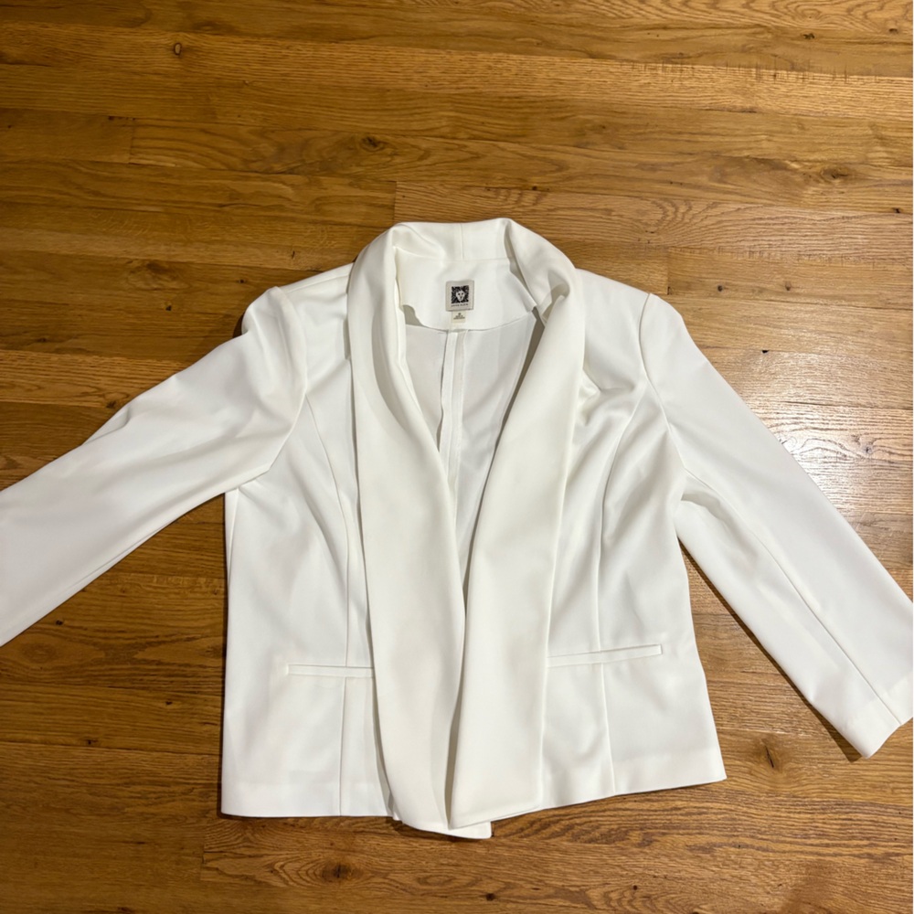 Anne Klein White Blazer